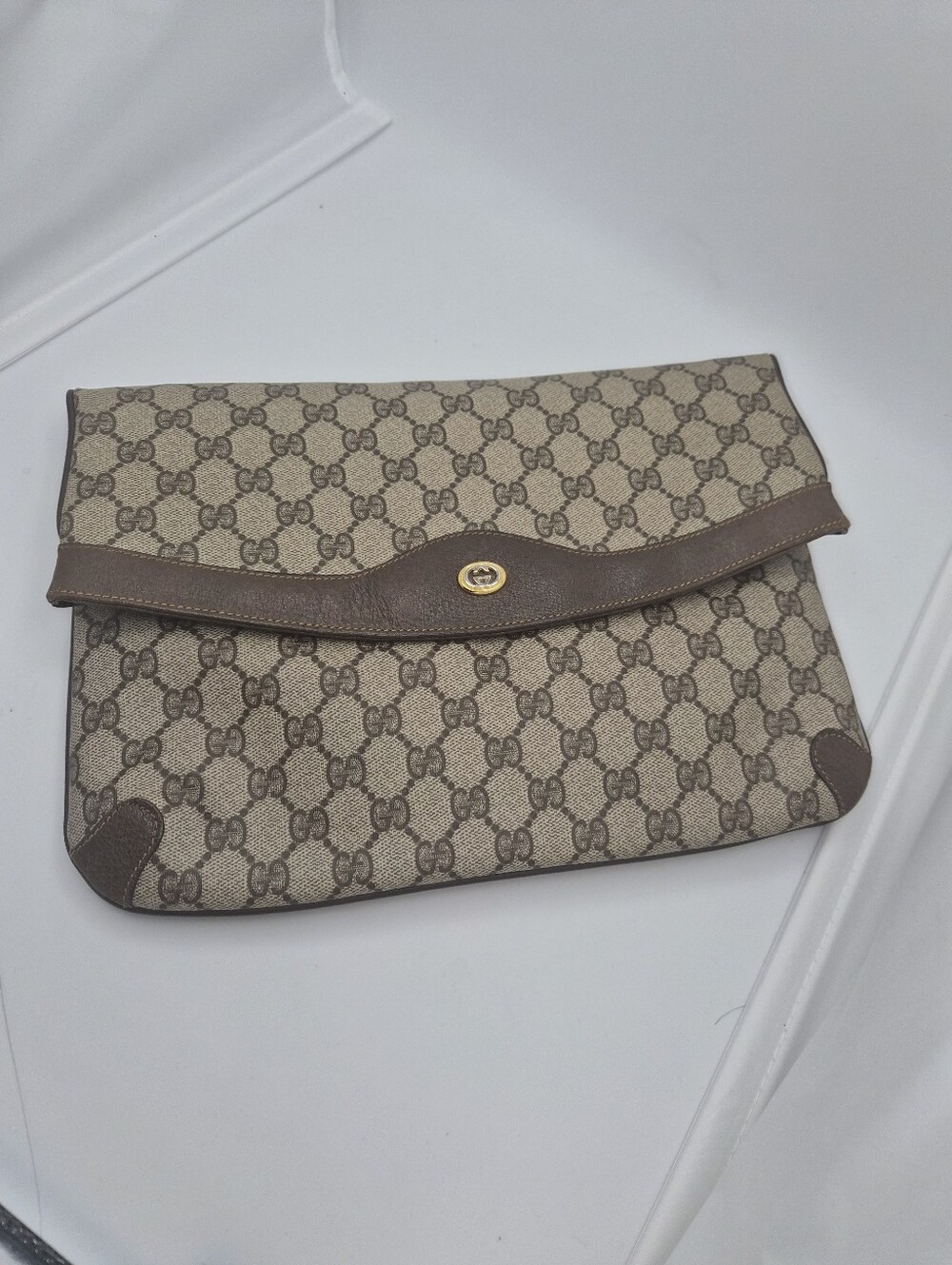 Gucci GG Clutch Bag Vintage